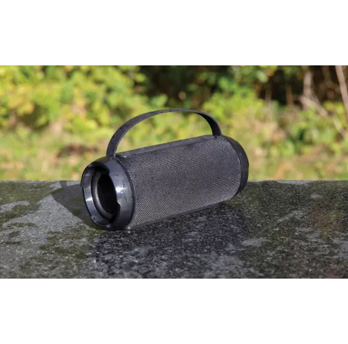 negro Altavoz impermeable 6W Soundboom de plástico reciclado RCS