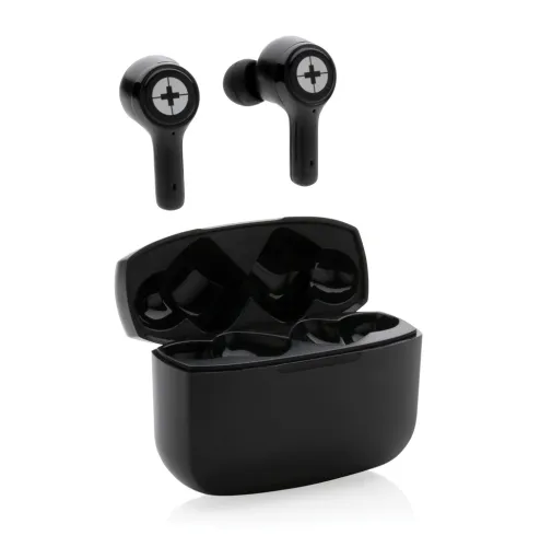 Auriculares RCS de plástico reciclado Swiss Peak ANC TWS