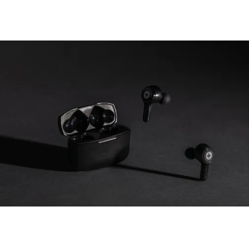 Auriculares RCS de plástico reciclado Swiss Peak ANC TWS