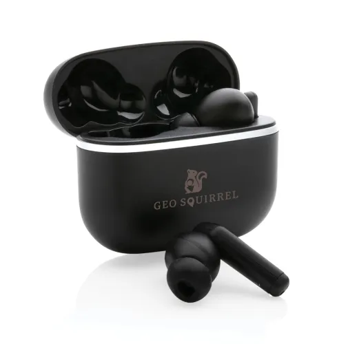 Auriculares RCS de plástico reciclado Swiss Peak TWS 2.0