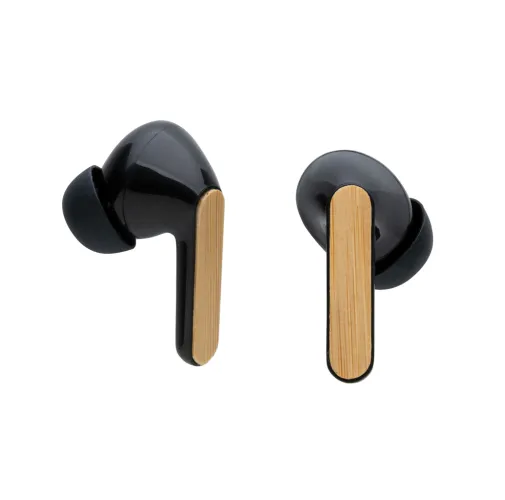 Auriculares TWS de bambú y plástico reciclado RCS