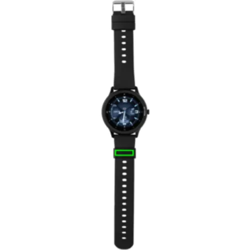 negro Reloj Swiss Peak RCS TPU reciclado