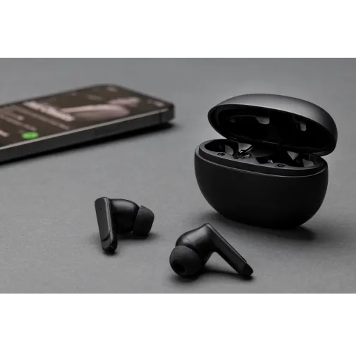 Auriculares híbridos ANC/ENC  plástico reciclado Prolink RCS