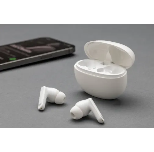 Auriculares híbridos ANC/ENC  plástico reciclado Prolink RCS