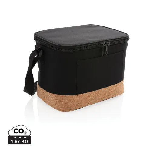 BOLSA Y NEVERA BICOLOR CON DETALLE DE CORCHO