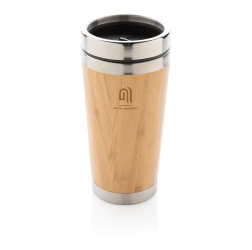 marron Taza de bambú