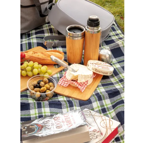 marron Taza de bambú