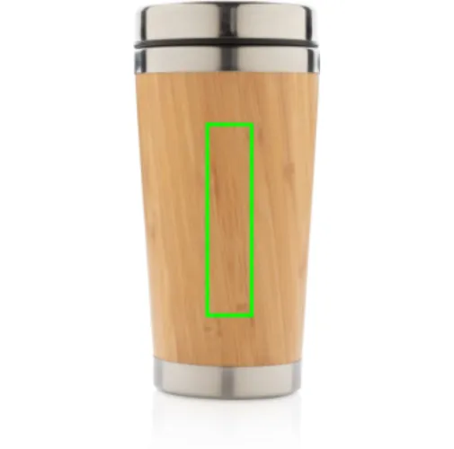 marron Taza de bambú