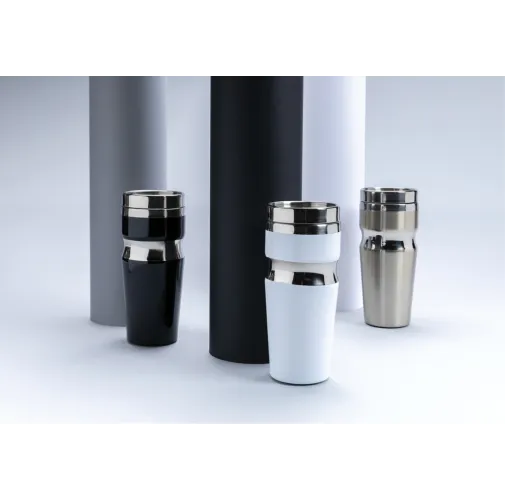 gris, plata Vaso Contour