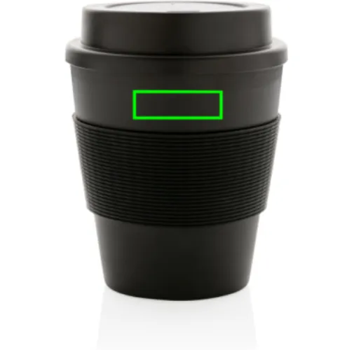 Taza de café reutilizable con tapa de rosca 350ml