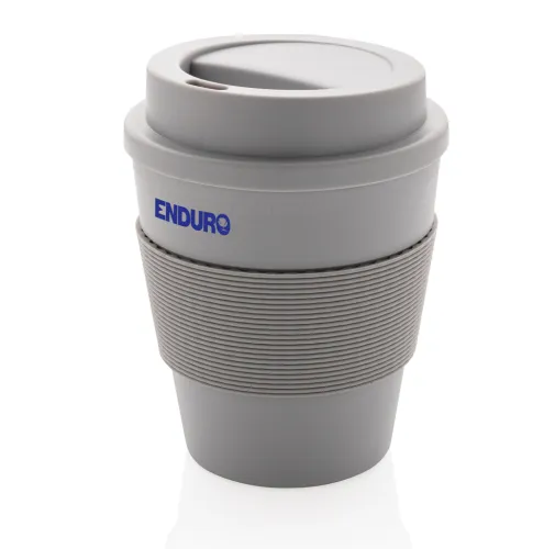 Taza de café reutilizable con tapa de rosca 350ml