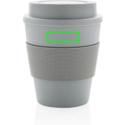 Taza de café reutilizable con tapa de rosca 350ml