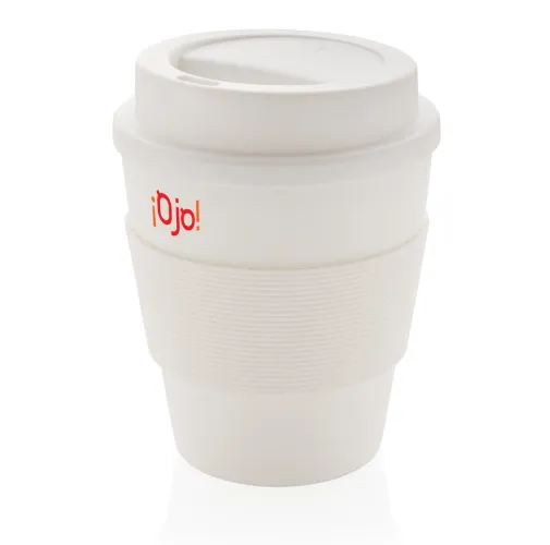 Taza de café reutilizable con tapa de rosca 350ml