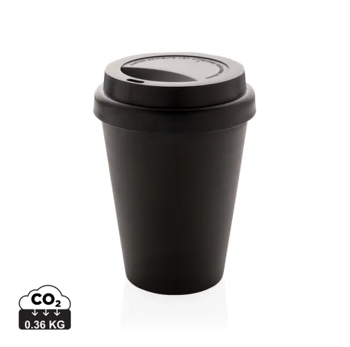 TAZA DE CAFÉ REUTILIZABLE DE DOBLE PARED 300ML