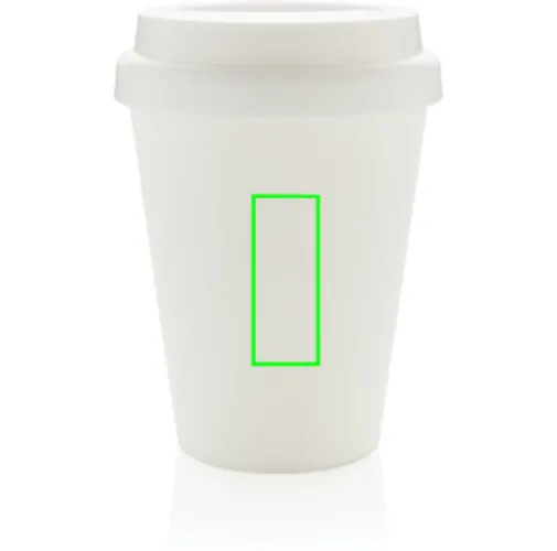 Taza de café reutilizable de doble pared 300ml