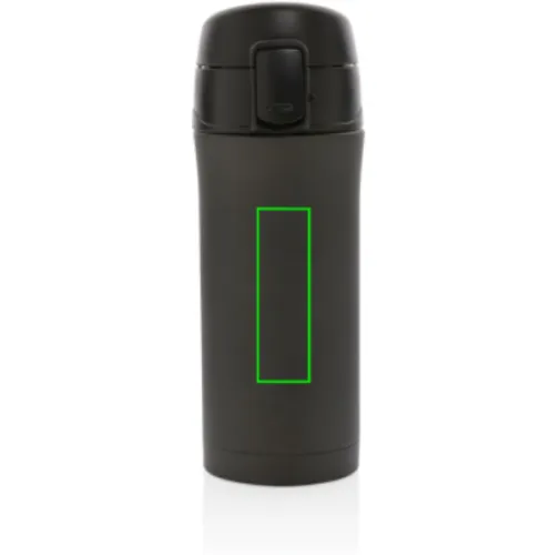 Taza metálica al vacío con cierre fácil