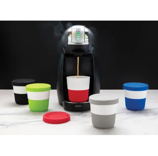 azul Taza PLA café 280ml