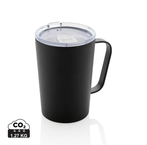 TAZA AL VACÍO RCS DE ACERO INOXIDABLE RECICLADO CON ASA