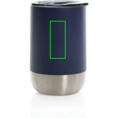 azul marino Taza de acero inoxidable reciclado RCS