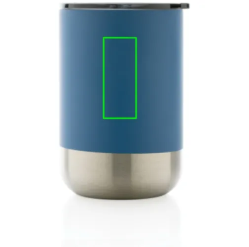 azul Taza de acero inoxidable reciclado RCS