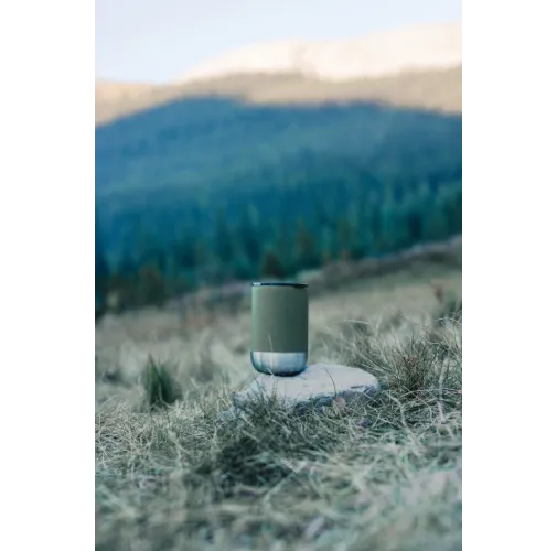 verde Taza de acero inoxidable reciclado RCS