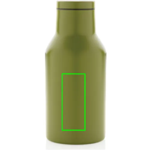 verde Botella compacta de acero inoxidable reciclado RCS