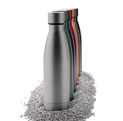 Botella sólida de acero inoxidable reciclado RCS