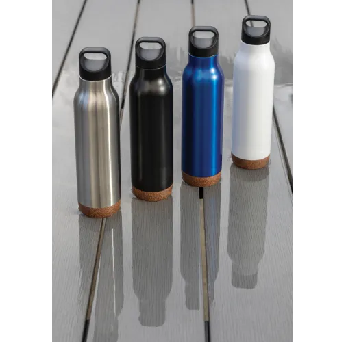 Botella al vacío de corcho antigoteo