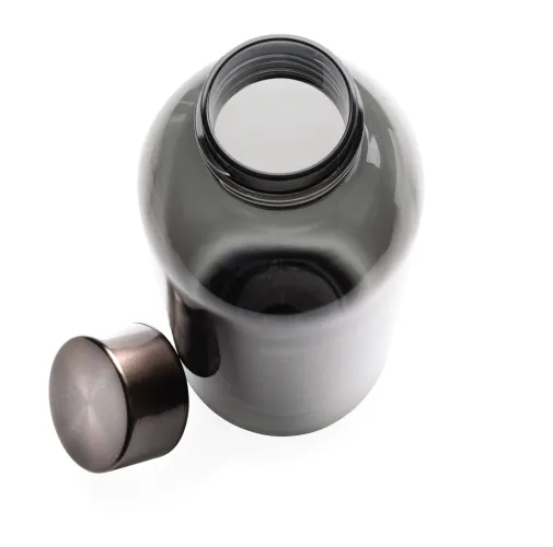 Botella de agua estanca con tapa metálica