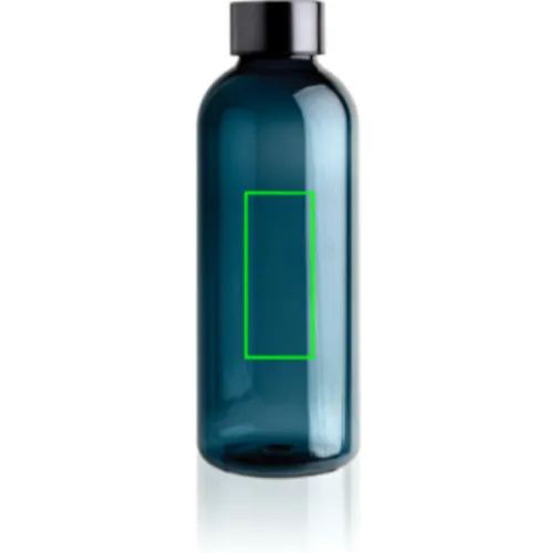 Botella de agua estanca con tapa metálica