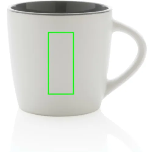 Taza de cerámica con interior de color 300ml