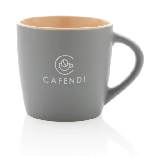 Taza de cerámica con interior de color 300ml