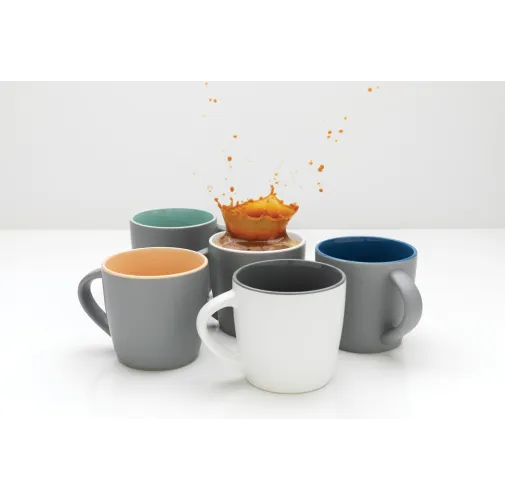 Taza de cerámica con interior de color 300ml