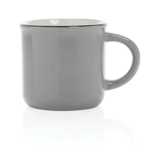 gris Taza de cerámica vintage 280ml