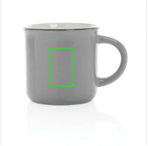 gris Taza de cerámica vintage 280ml