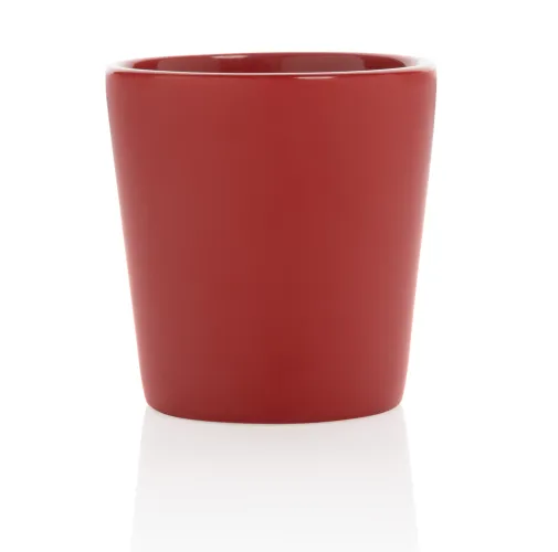 rojo Taza moderna de café de cerámica 300ml