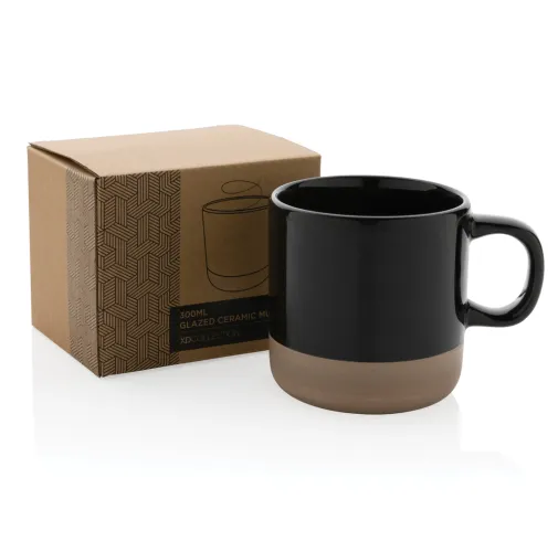 Taza de cerámica esmaltada 360ml.