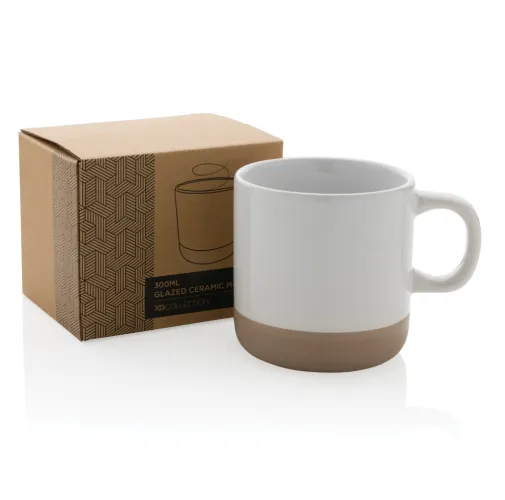 Taza de cerámica esmaltada 360ml.