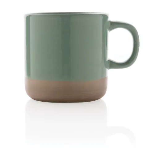 Taza de cerámica esmaltada 360ml.