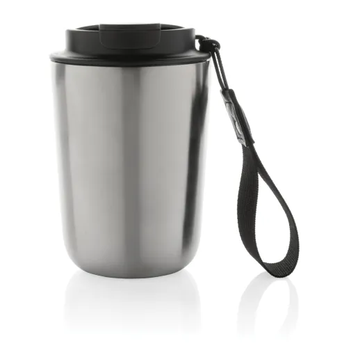 plata, negro Vaso al vacío Cuppa RCS re-steel con cordón