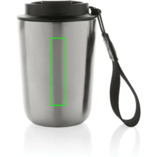 plata, negro Vaso al vacío Cuppa RCS re-steel con cordón