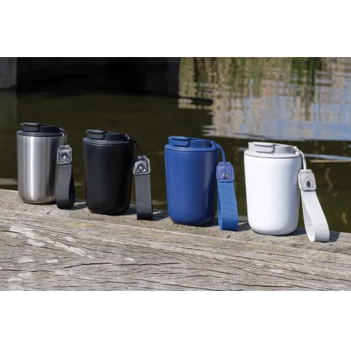 blanco Vaso al vacío Cuppa RCS re-steel con cordón