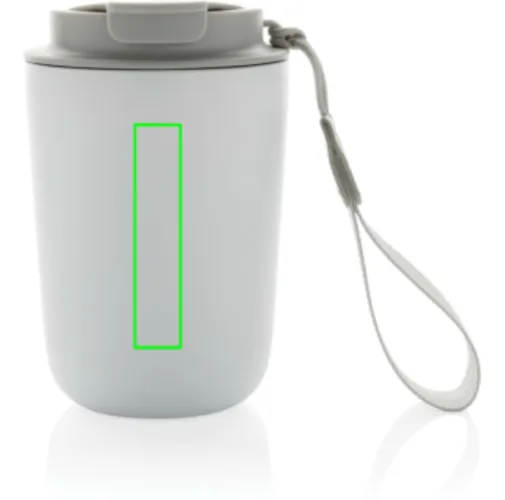 blanco Vaso al vacío Cuppa RCS re-steel con cordón