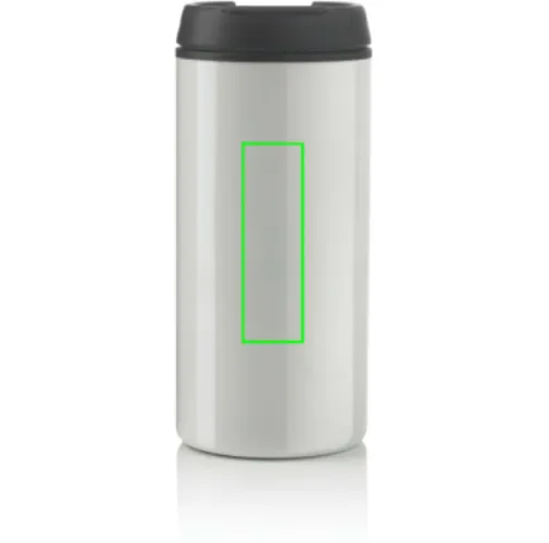 blanco Taza Metro RCS de acero inoxidable reciclado