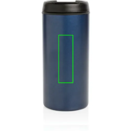 azul Taza Metro RCS de acero inoxidable reciclado