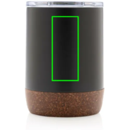 Taza de café al vacío pequeña de corcho RCS Re-steel