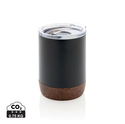 TAZA DE CAFÉ AL VACÍO PEQUEÑA DE CORCHO RCS RE-STEEL