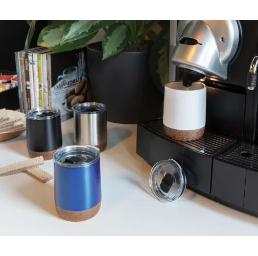 Taza de café al vacío pequeña de corcho RCS Re-steel