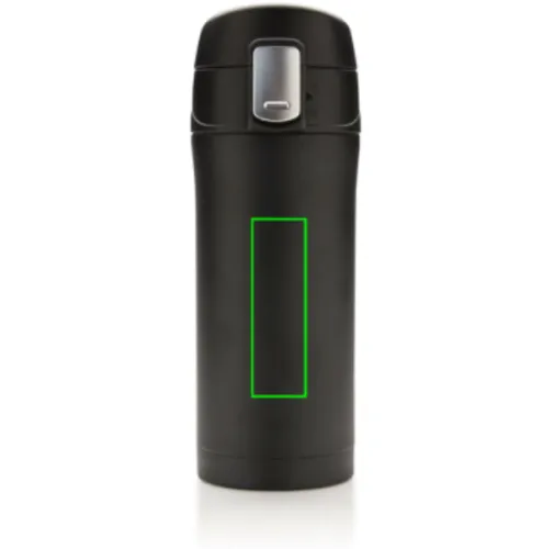 negro Taza al vacío de acero inoxidable reciclado RCS