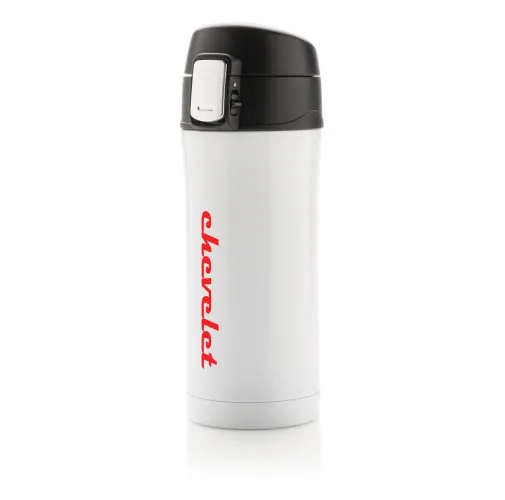blanco Taza al vacío de acero inoxidable reciclado RCS